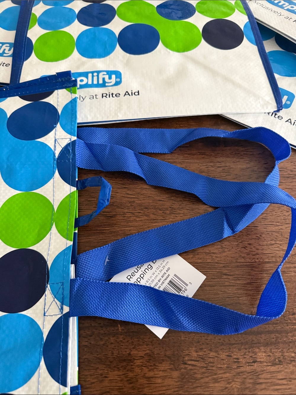 6 Reusable Rite Aid Tote Bags - Picture 6 of 6